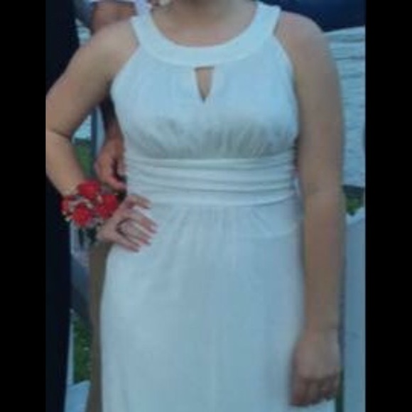 Off-white Colored Sparkly Dress - Picture 4 of 4